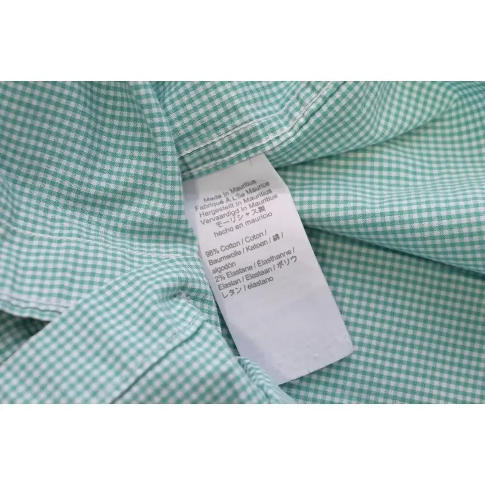 J Crew Slim Fit Flex Button‎ Up Dress Shirt Plaid Long Sleeve Mens Sz Medium